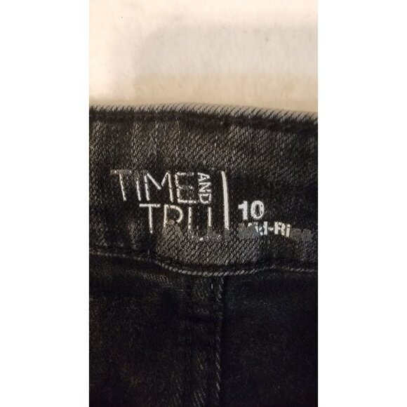 Time & True Black mid-rise women's shorts 10 - Picture 11 of 12